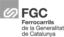 La imagen muestra el logo de Ferrocarrils de la Generalitat de Catalunya.