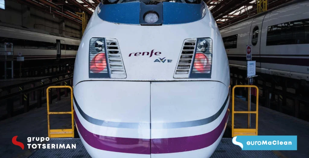 Limpieza de trenes